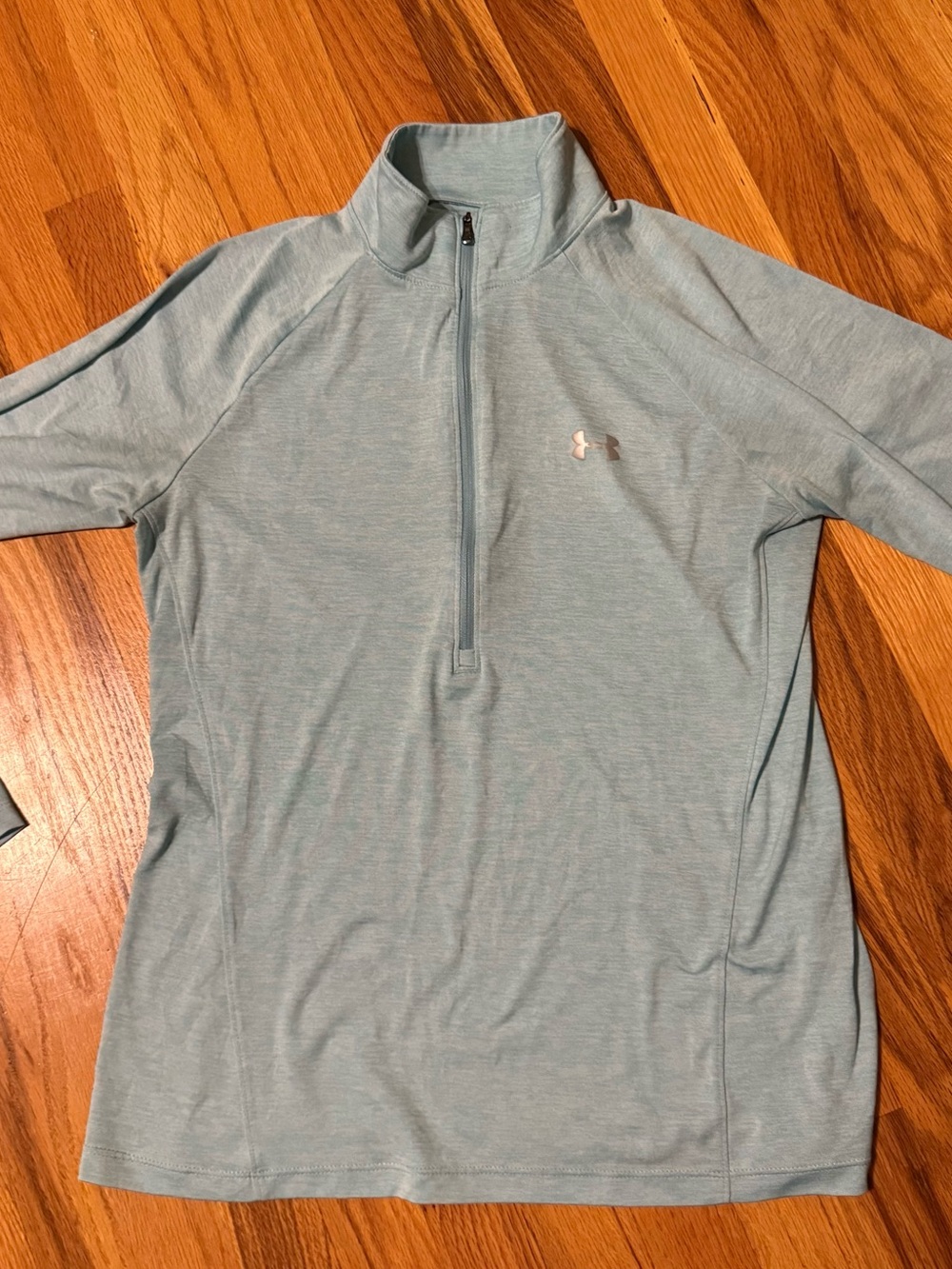 Under Armour womens teal 1/4 Zip Performance Shirt
